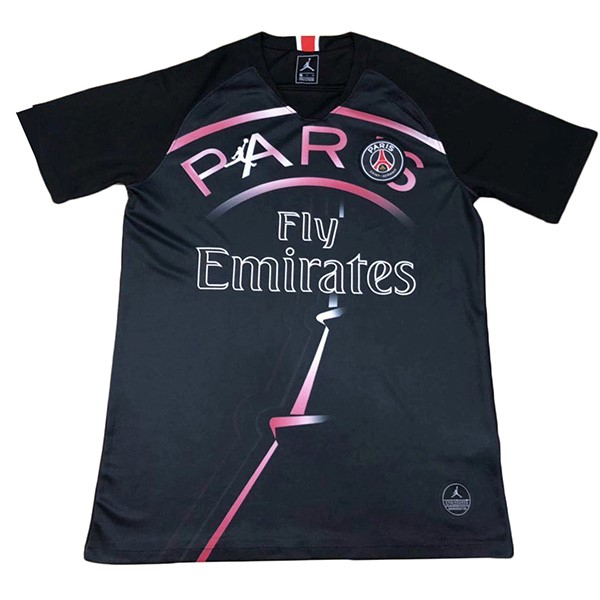 Camiseta Entrenamiento Paris Saint Germain JORDAN 2019-20 Negro Rosa